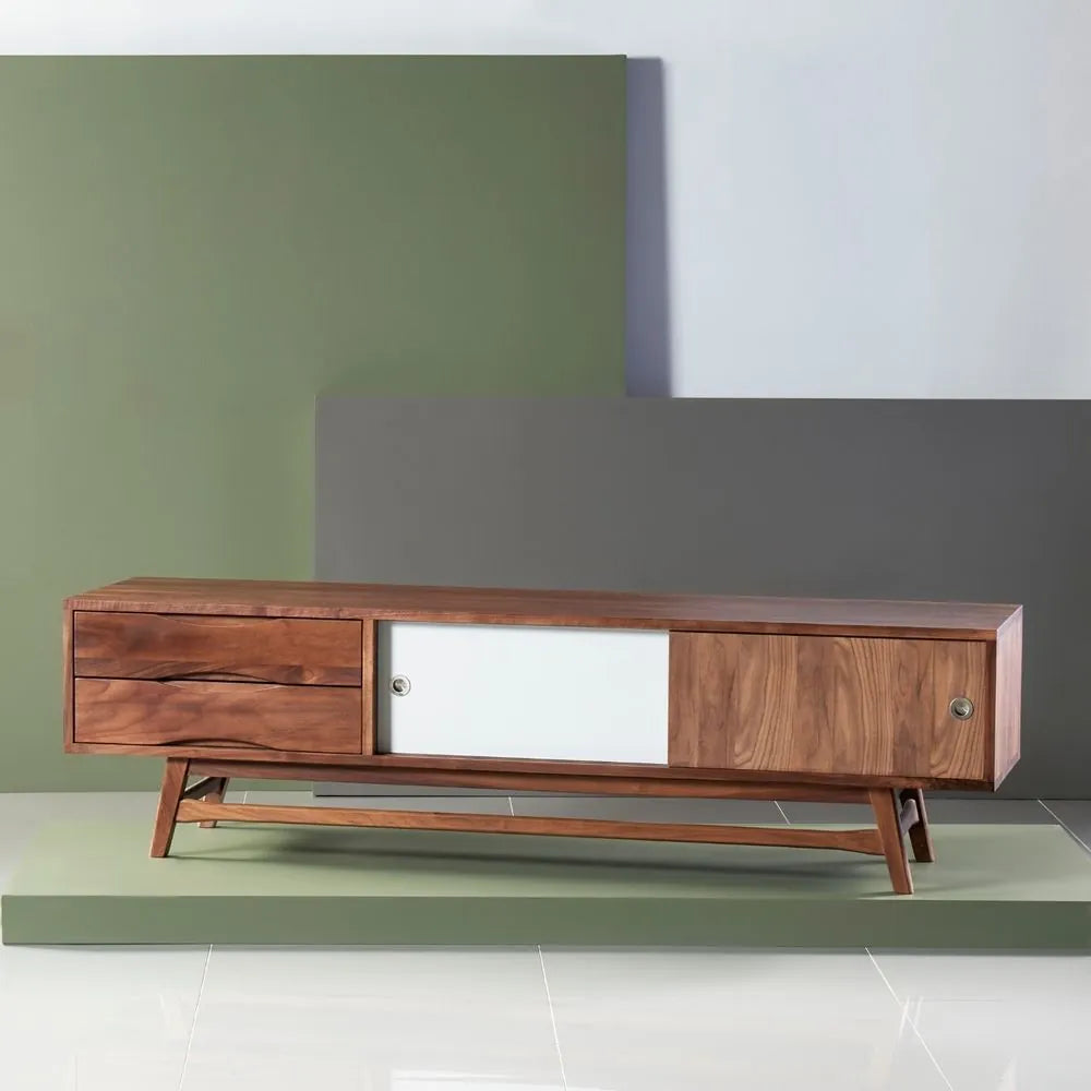 Magnus TV and Media Console 180 x 45cm Solid American Walnut