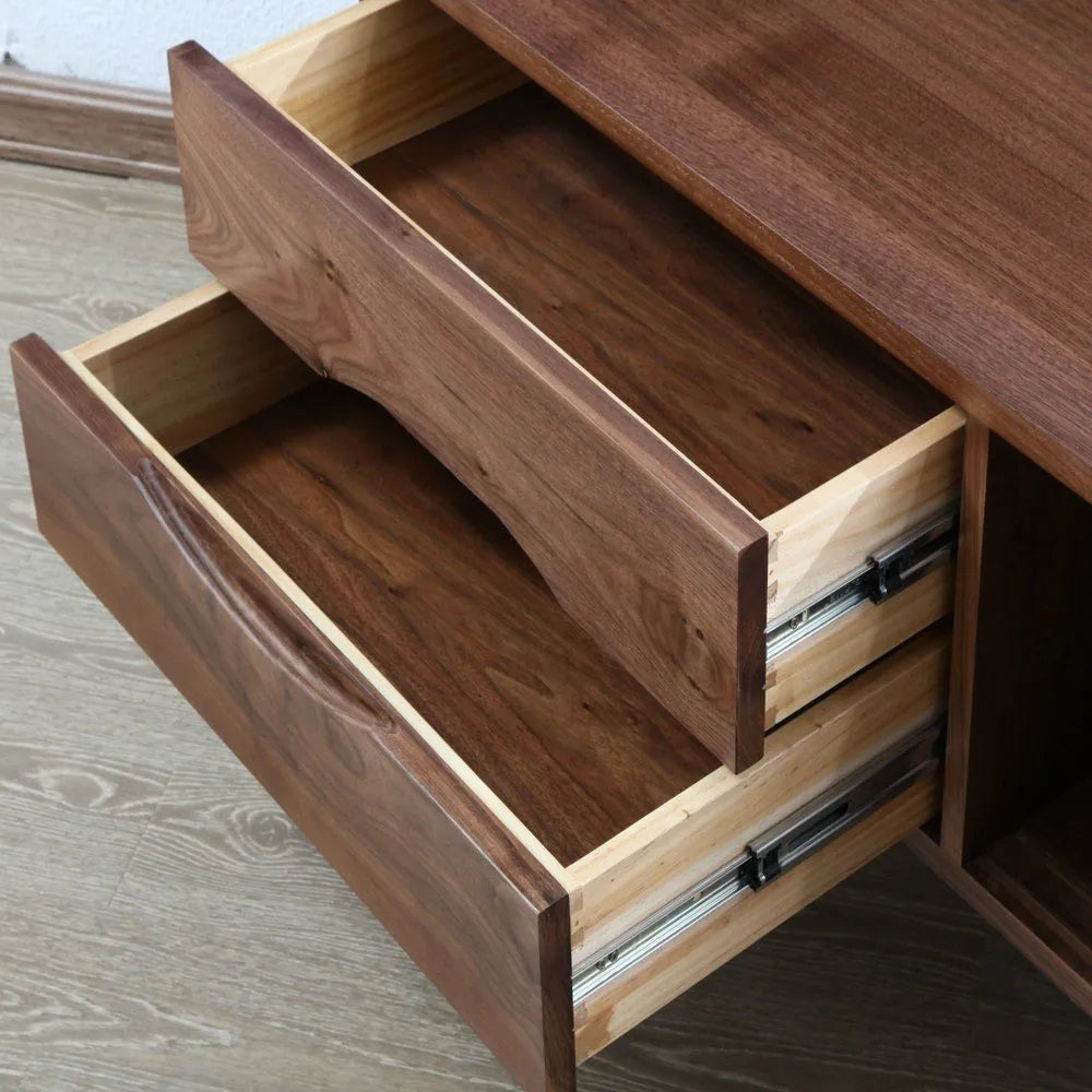 Magnus TV and Media Console 180 x 45cm Solid American Walnut