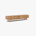 Magnus TV and Media Console 240 x 45cm Solid American Oak