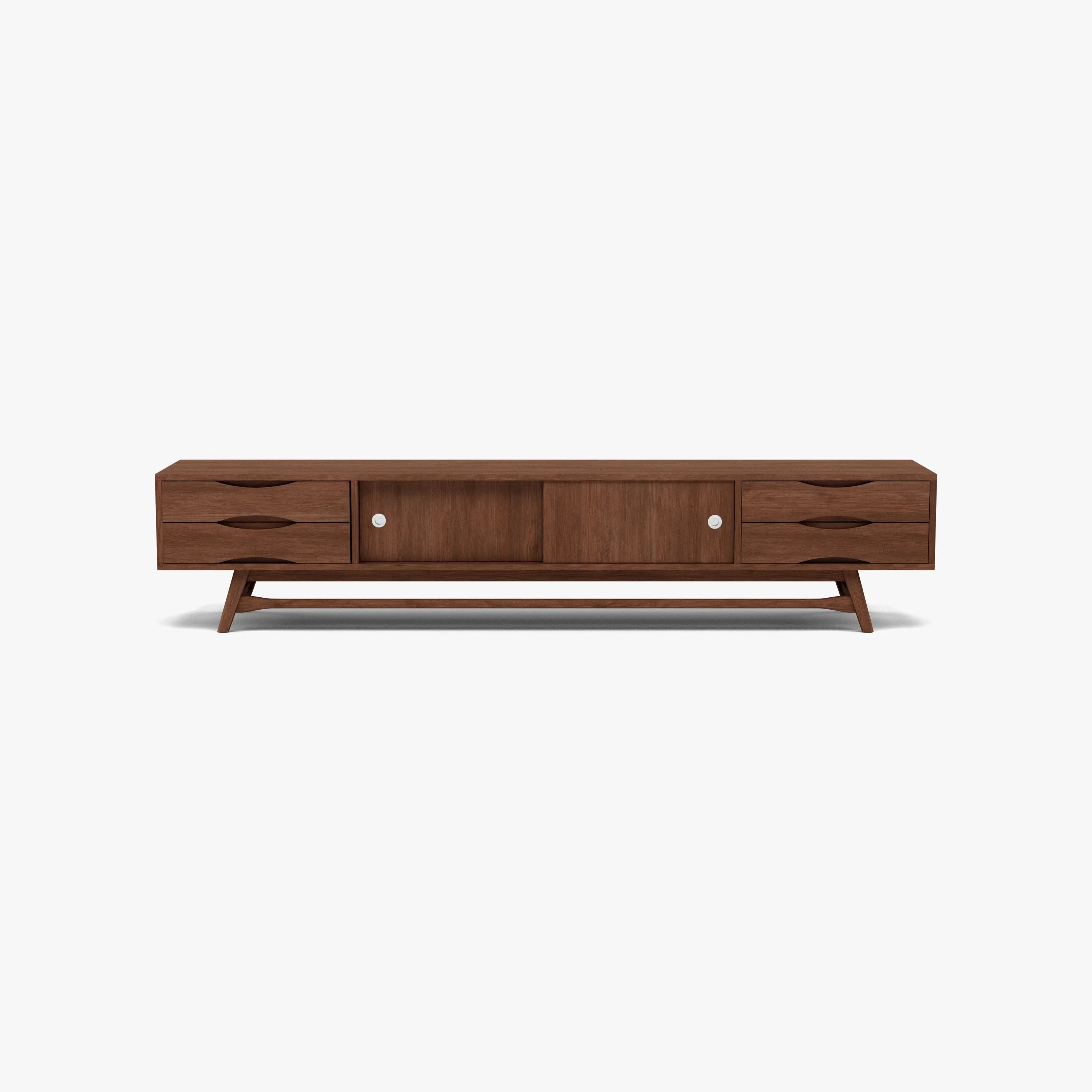 Magnus TV and Media Console 240 x 45cm Solid American Walnut