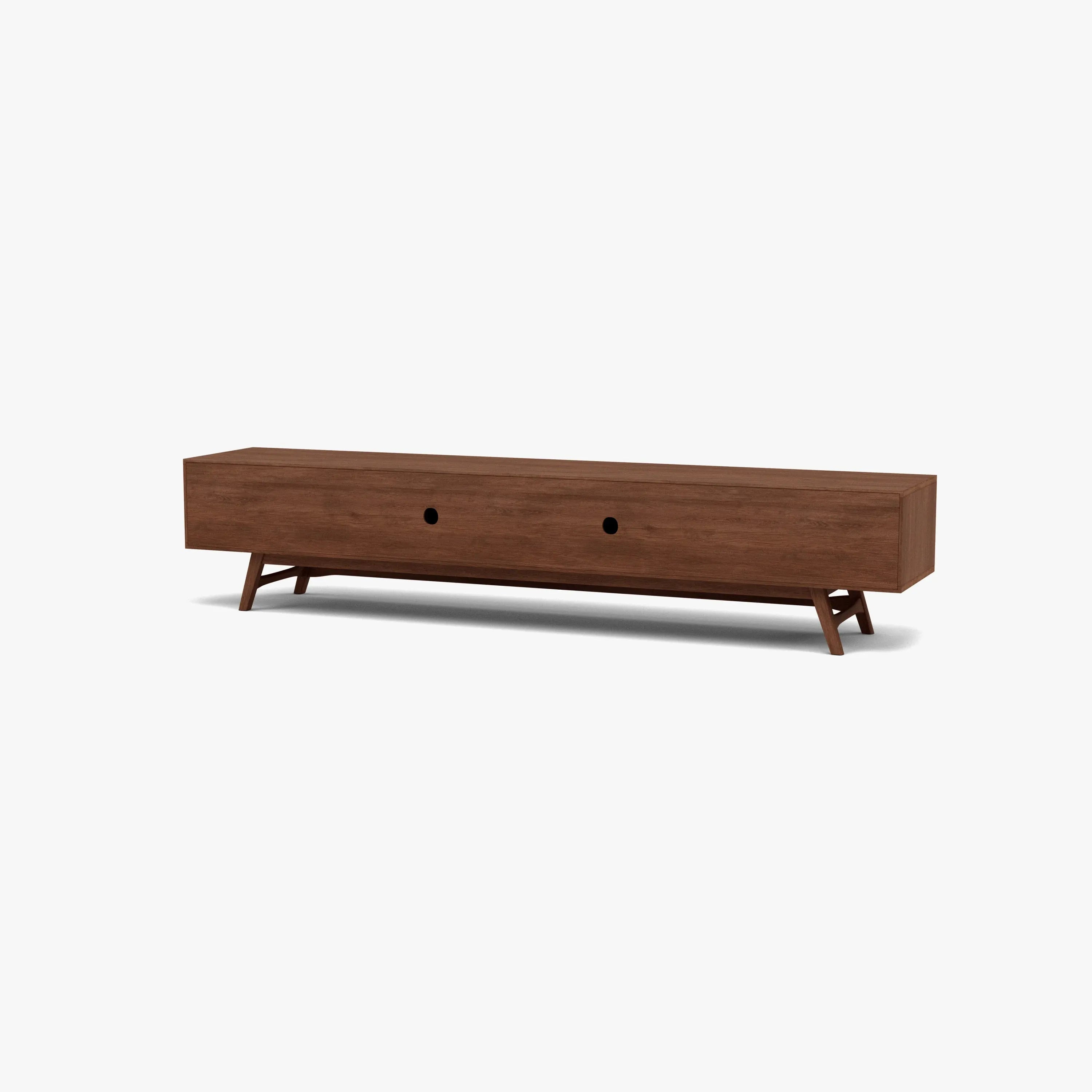 Magnus TV and Media Console 240 x 45cm Solid American Walnut