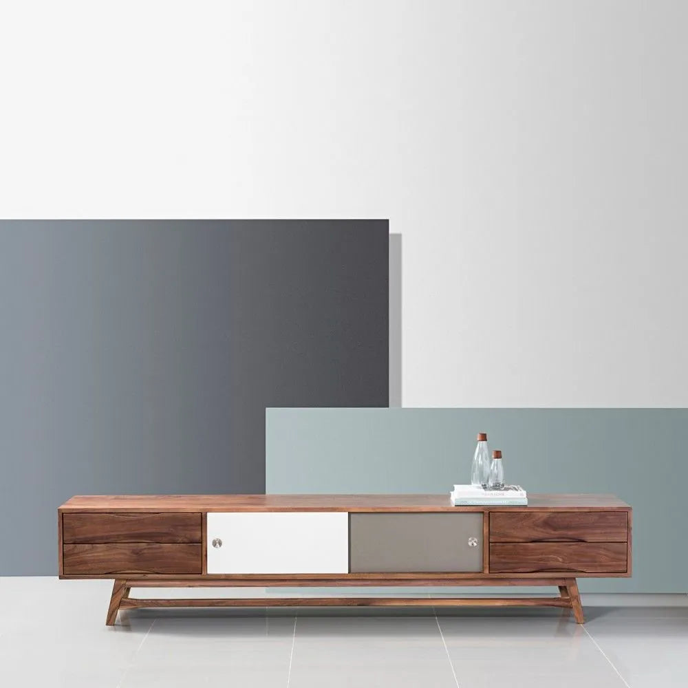 Magnus TV and Media Console 240 x 45cm Solid American Walnut