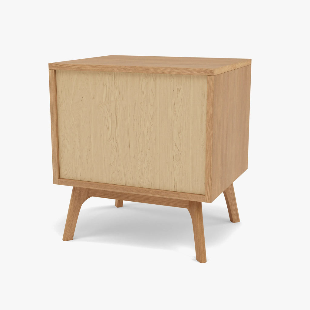 Maximus Bedside Table 2 Drawers 55 x 45cm Solid American Oak