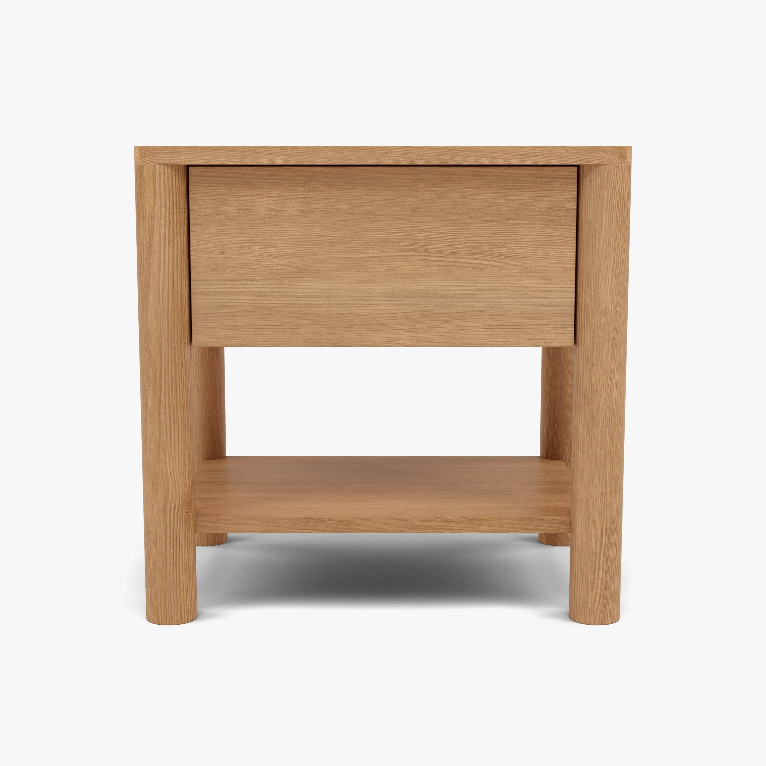 Olivia Bedside Table 1 Drawer 55 x 40cm Solid American Oak