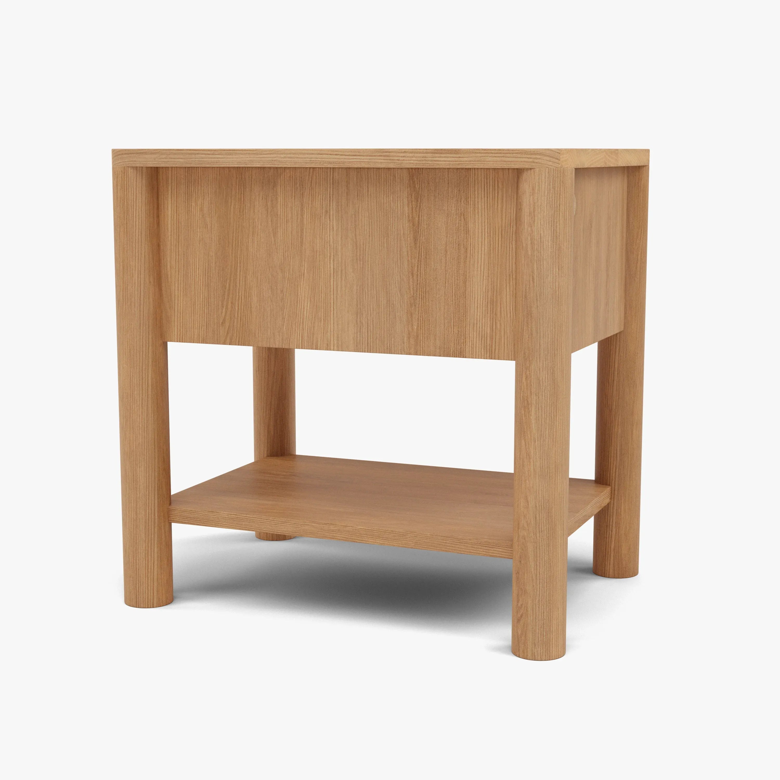 Olivia Bedside Table 1 Drawer 55 x 40cm Solid American Oak