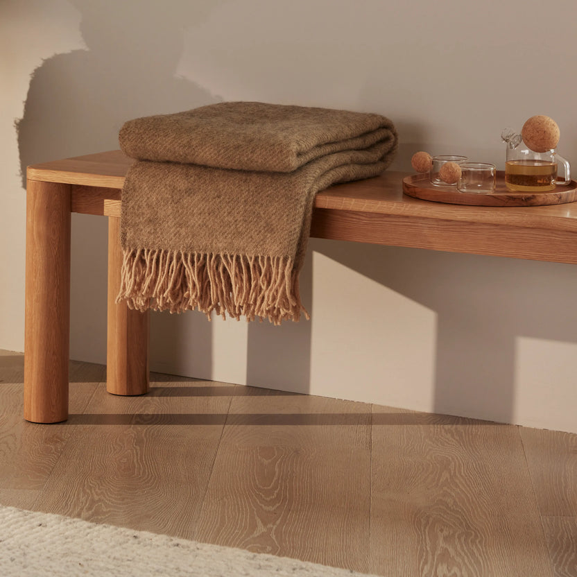 Olivia Bench Solid American Oak