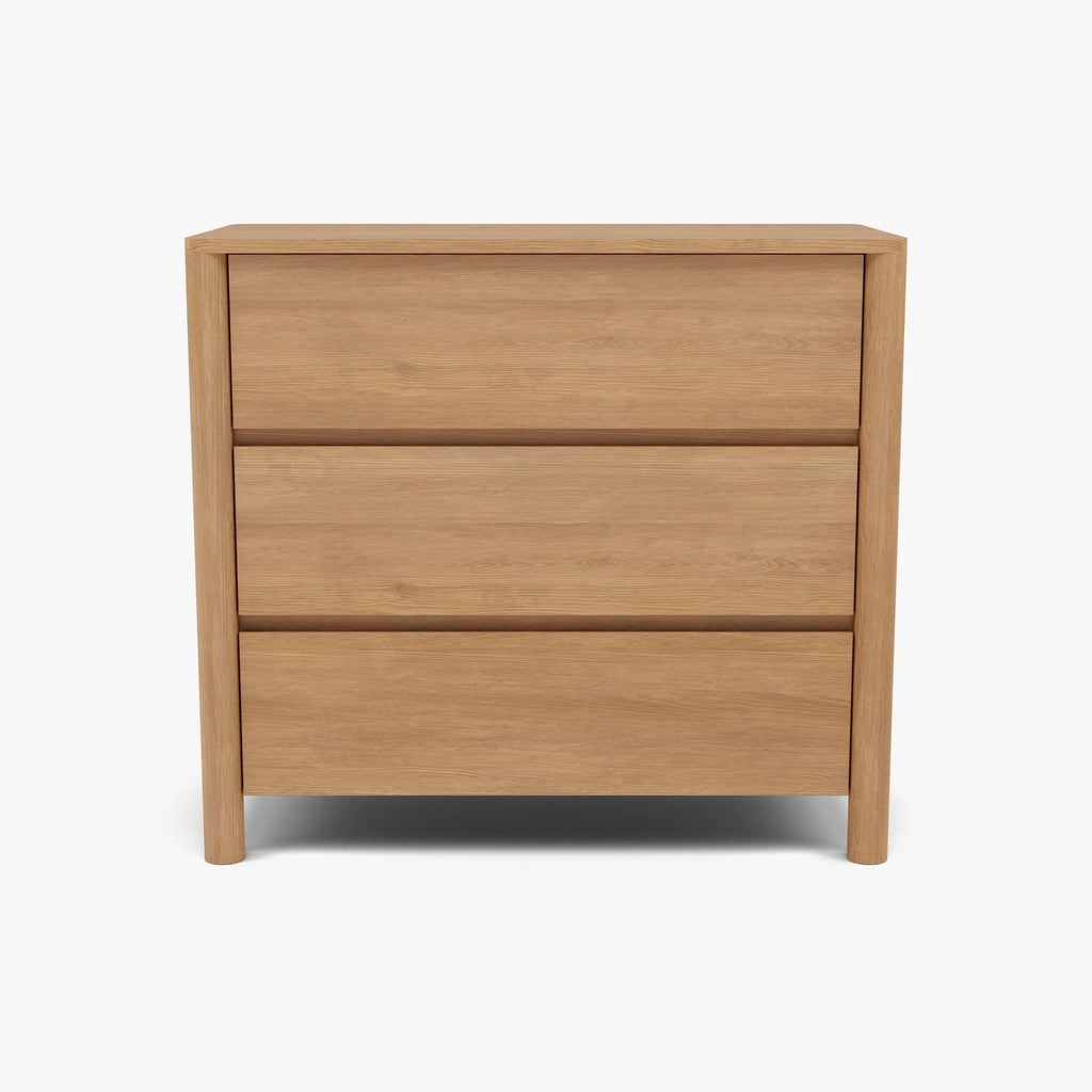Olivia Chest 3 Drawers 100 x 50cm Solid American Oak