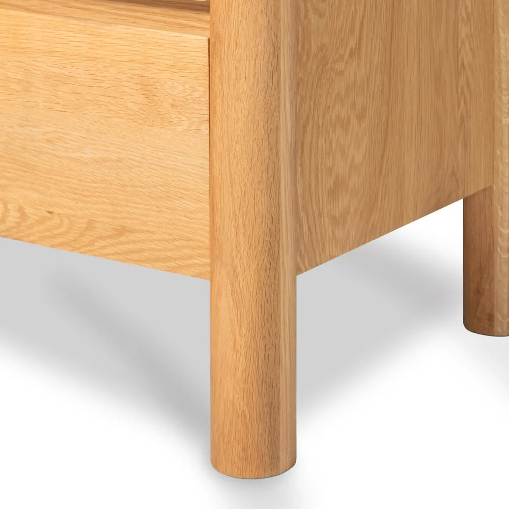 Olivia Chest 3 Drawers 100 x 50cm Solid American Oak