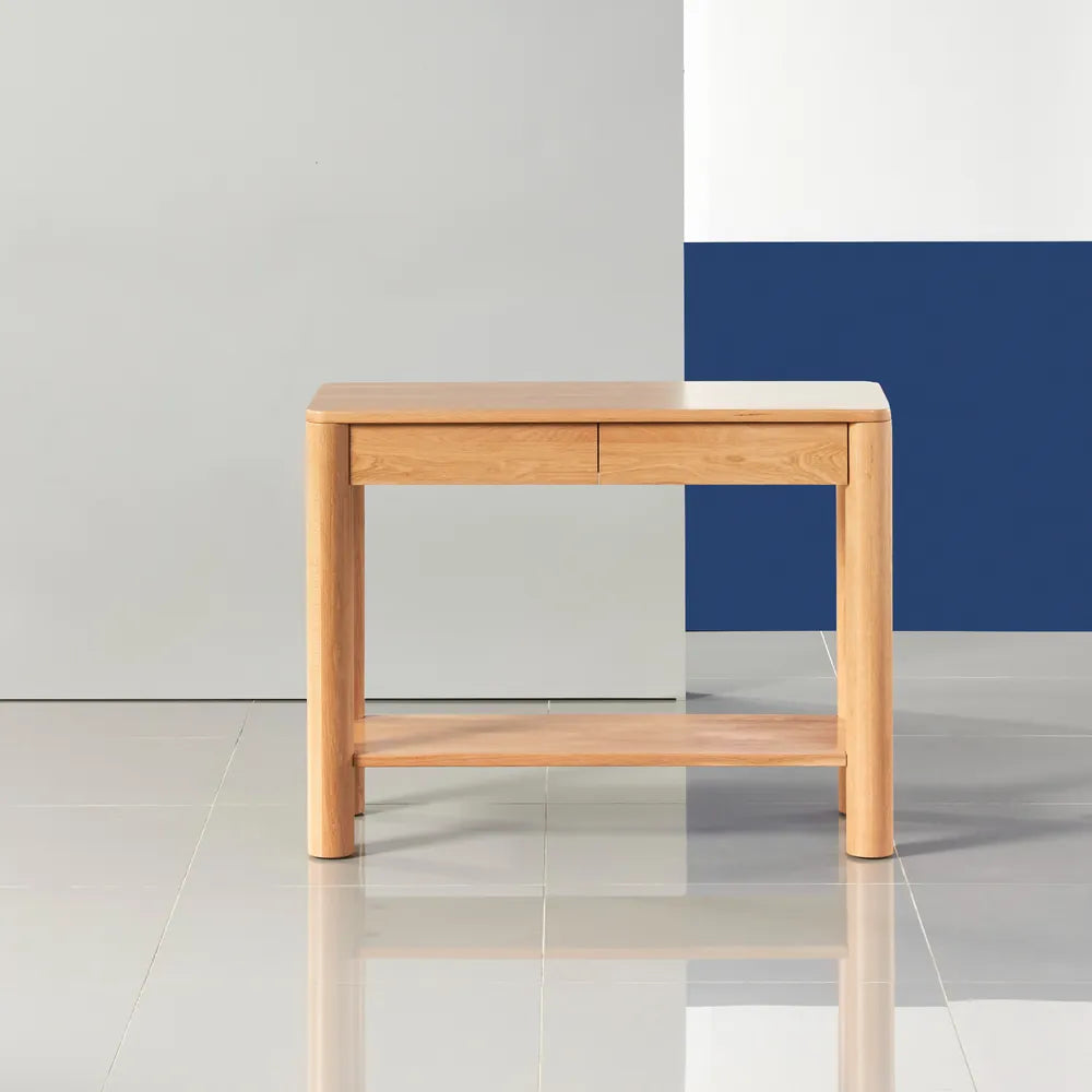 Olivia Console Table 100 x 40cm Solid American Oak