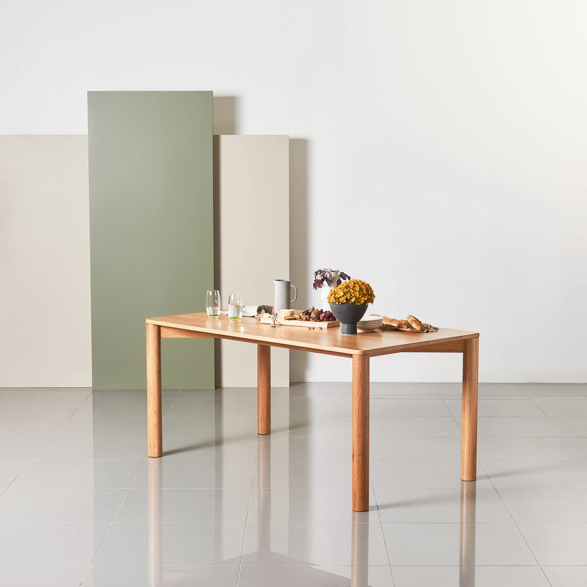 Olivia Dining Table 160 x 90cm Solid American Oak