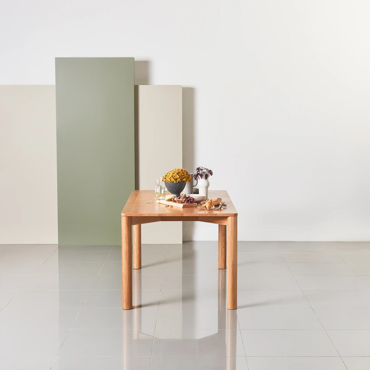 Olivia Dining Table 160 x 90cm Solid American Oak