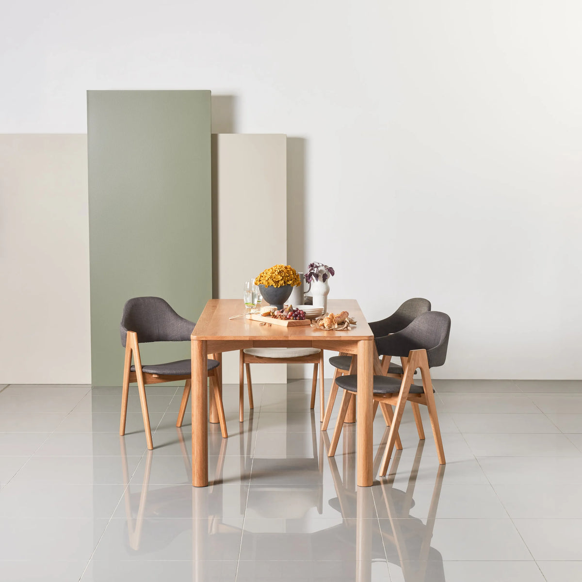Olivia Dining Table 160 x 90cm Solid American Oak