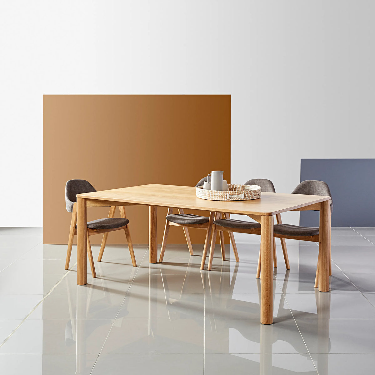 Olivia Dining Table 180 x 100cm Solid American Oak