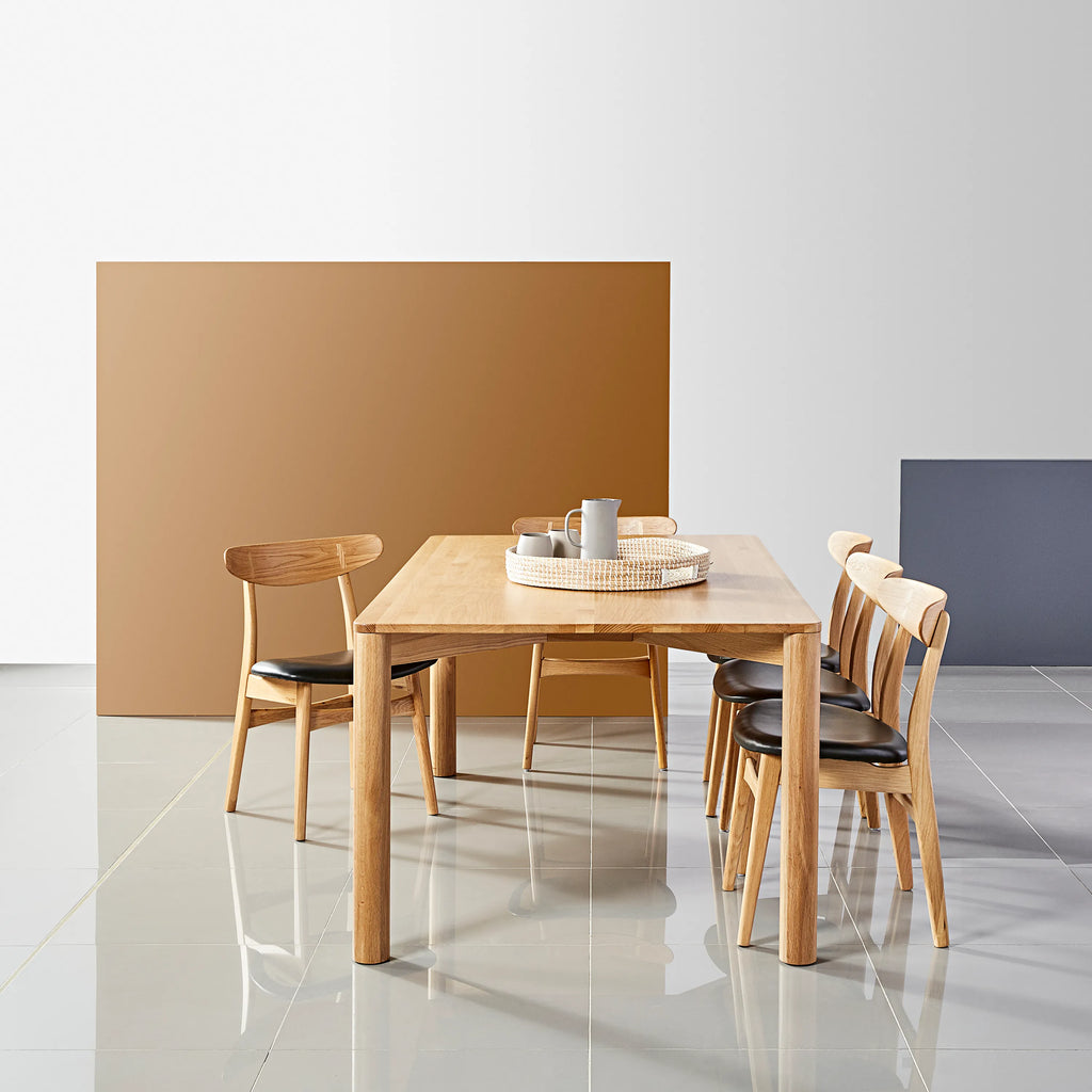 Olivia Dining Table 180 x 100cm Solid American Oak