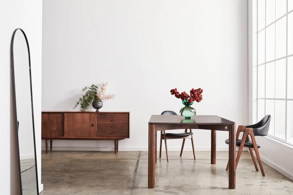 Olivia Dining Table 180 x 100cm Solid American Walnut