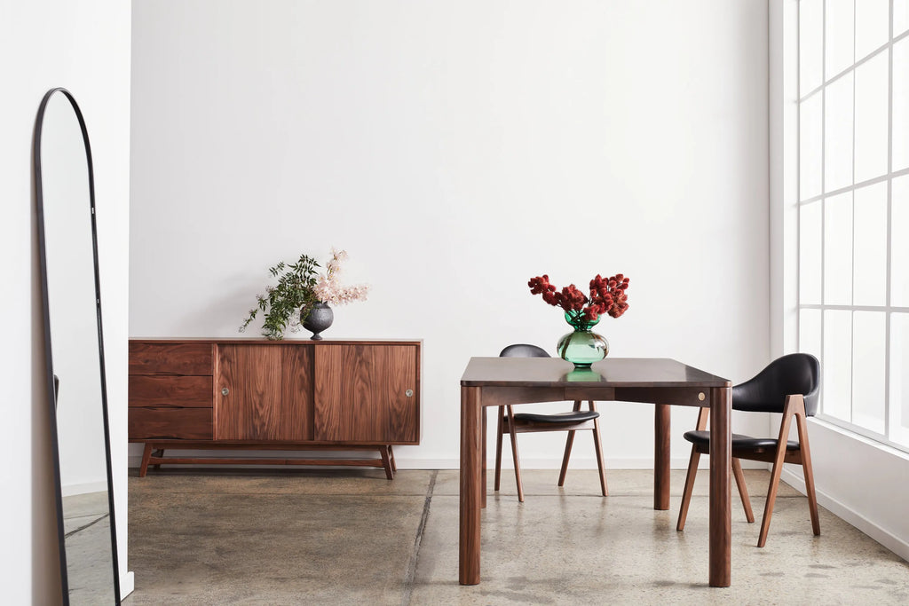 Olivia Dining Table 180 x 100cm Solid American Walnut