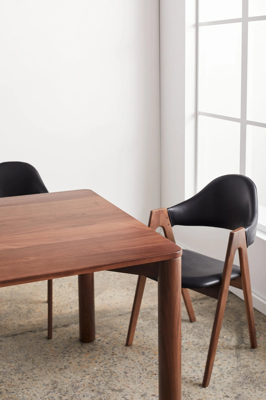 Olivia Dining Table 180 x 100cm Solid American Walnut