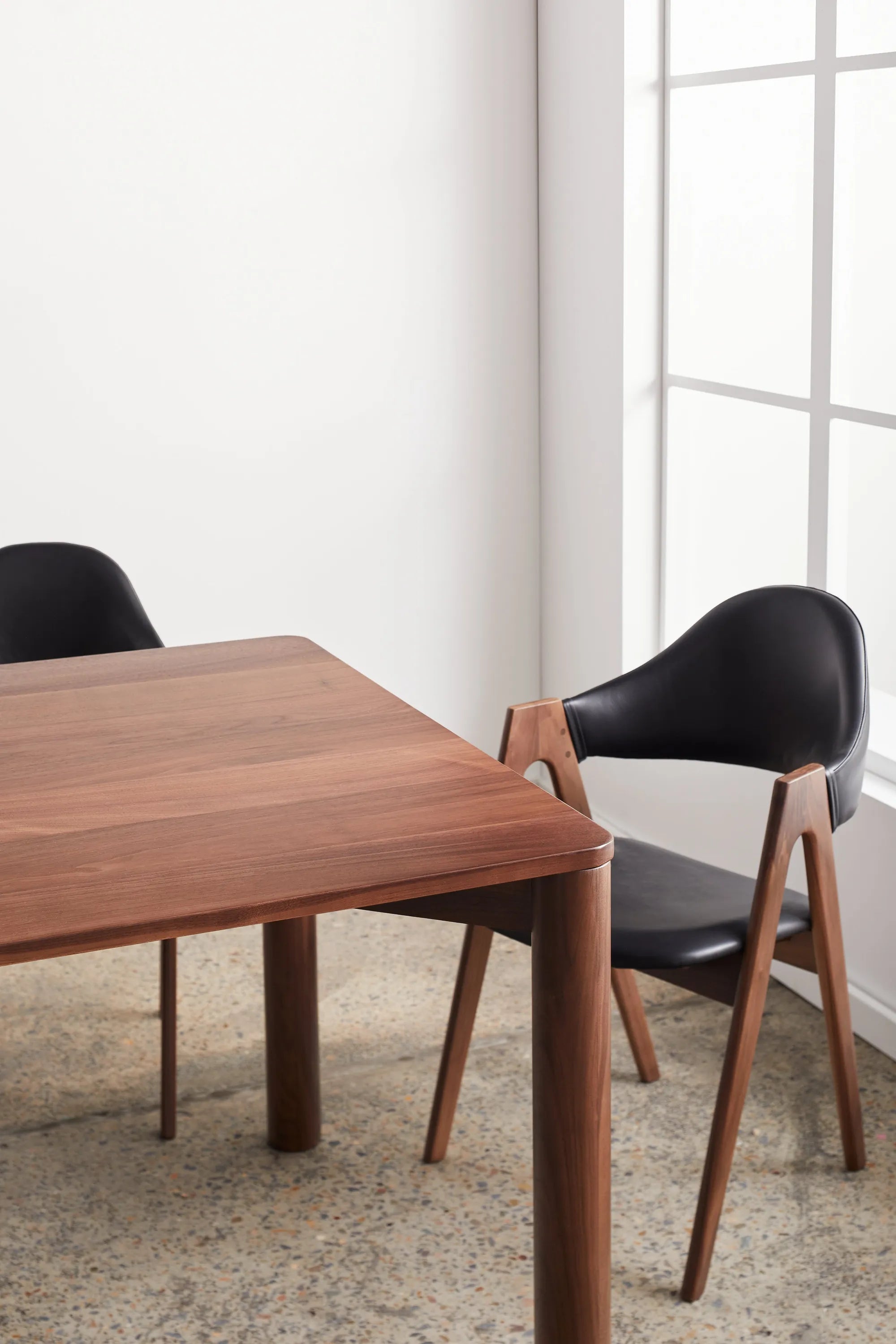 Olivia Dining Table 180 x 100cm Solid American Walnut