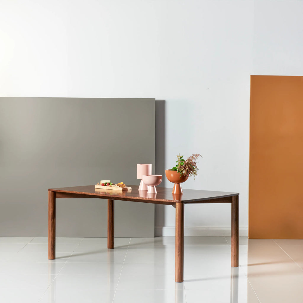 Olivia Dining Table 180 x 100cm Solid American Walnut