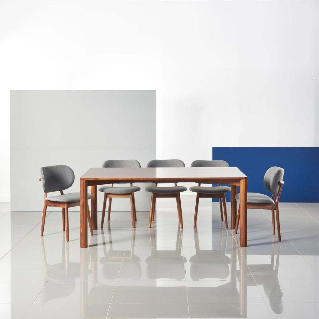 Olivia Dining Table 180 x 100cm Solid American Walnut