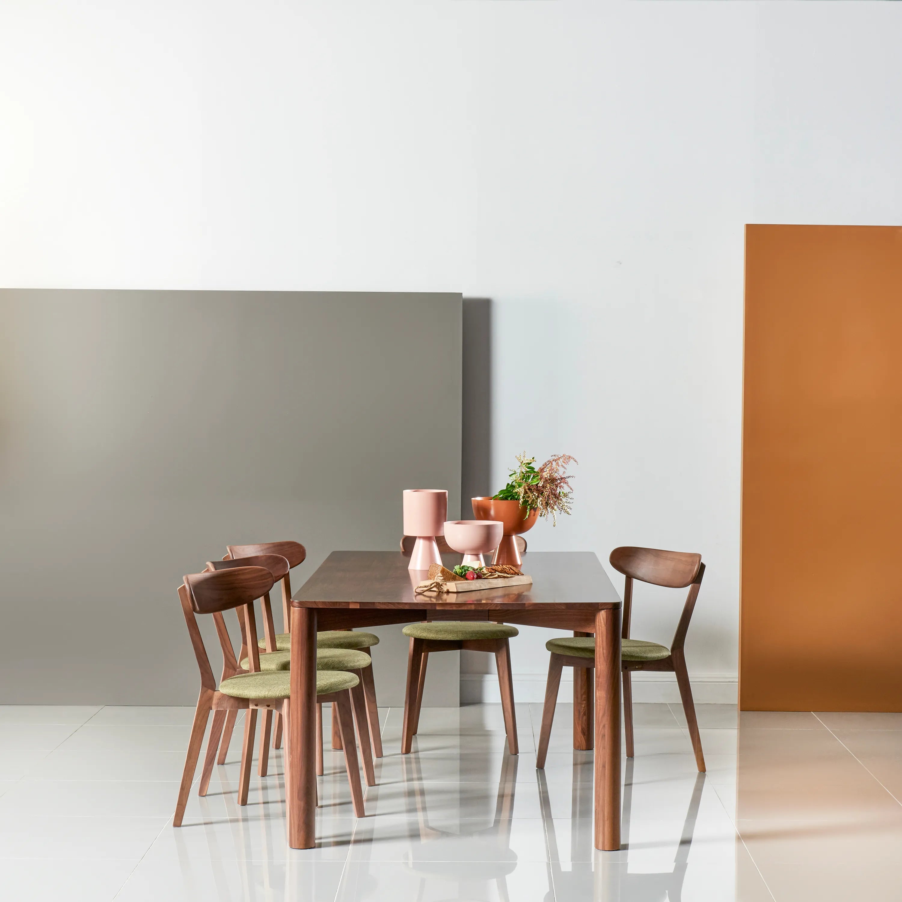 Olivia Dining Table 180 x 100cm Solid American Walnut