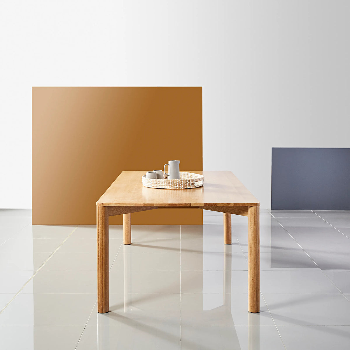 Olivia Dining Table 200 x 110cm Solid American Oak
