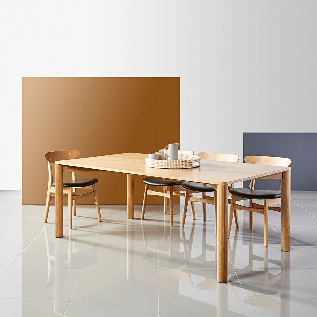 Olivia Dining Table 200 x 110cm Solid American Oak