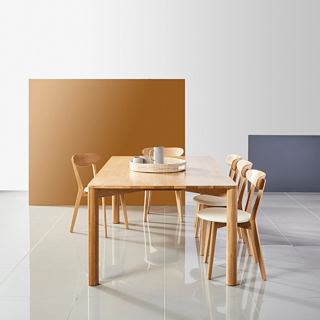 Olivia Dining Table 200 x 110cm Solid American Oak