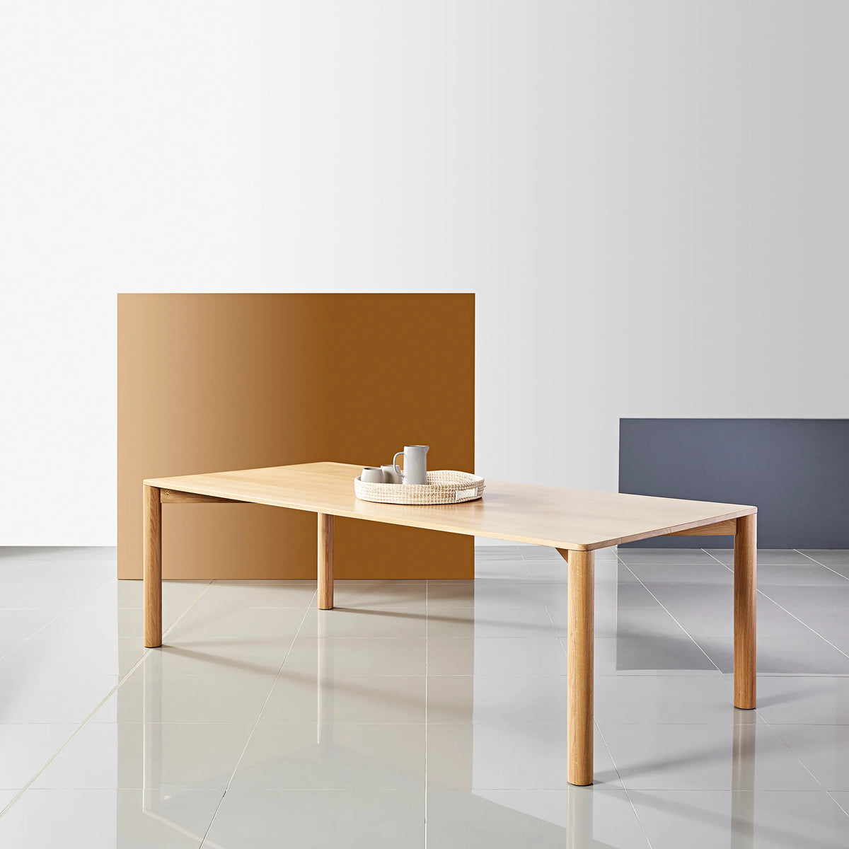 Olivia Dining Table 240 x 110cm Solid American Oak