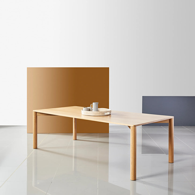 Olivia Dining Table 240 x 110cm Solid American Oak