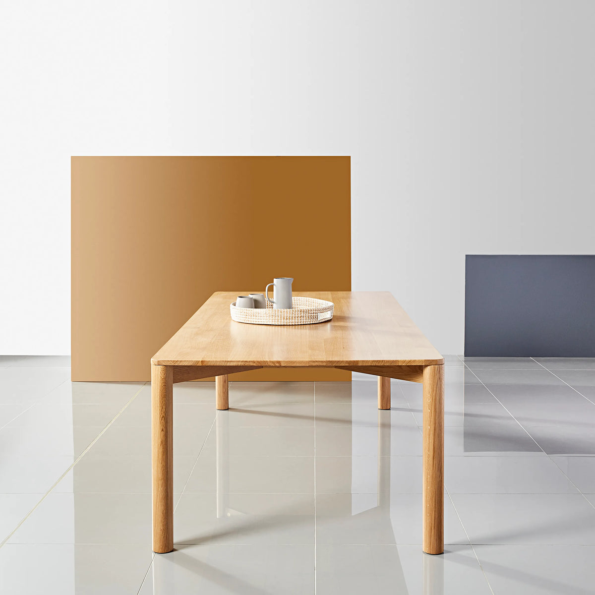 Olivia Dining Table 240 x 110cm Solid American Oak