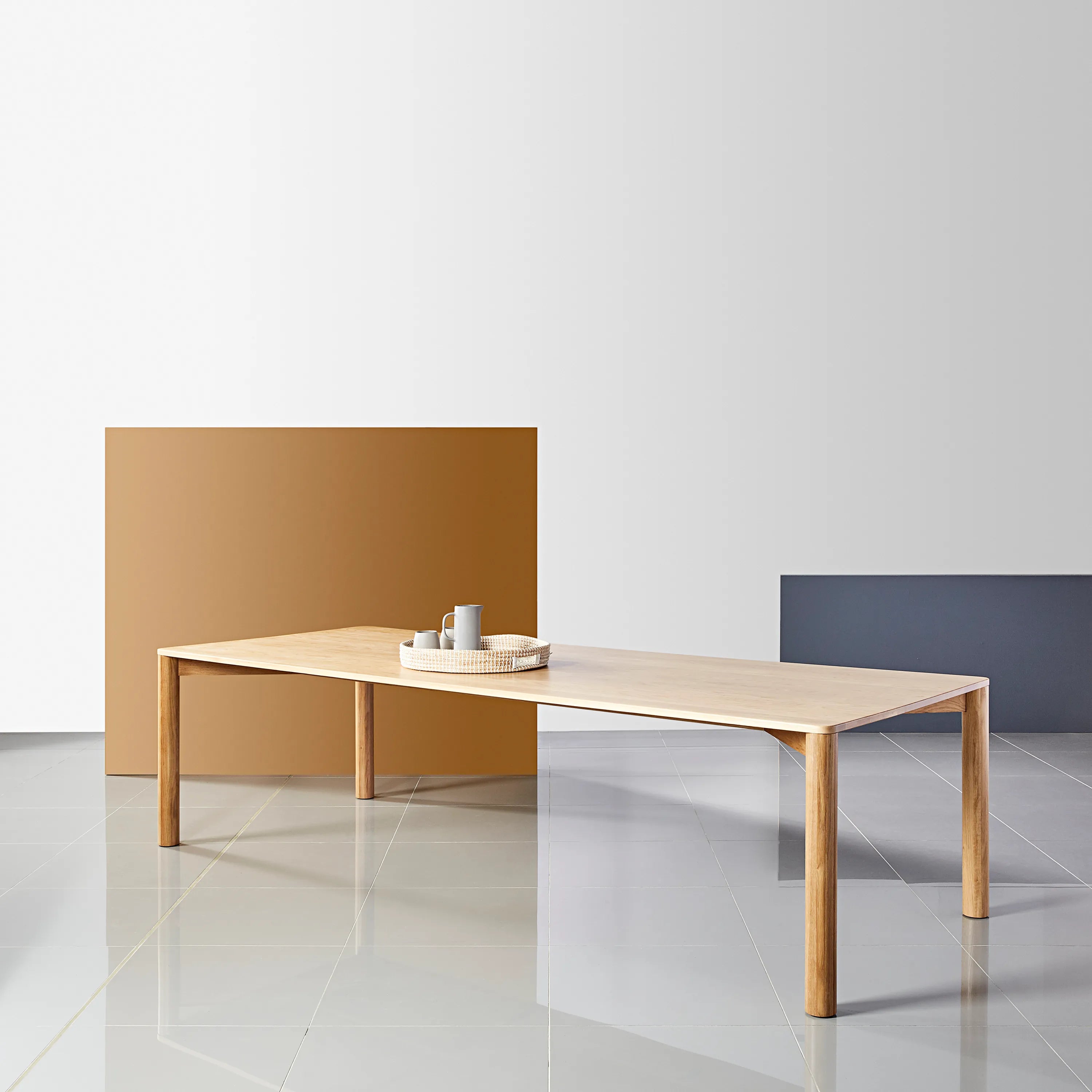 Olivia Dining Table 280 x 110cm Solid American Oak