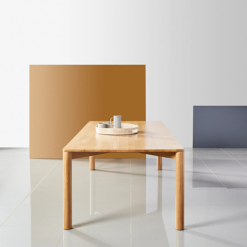 Olivia Dining Table 280 x 110cm Solid American Oak