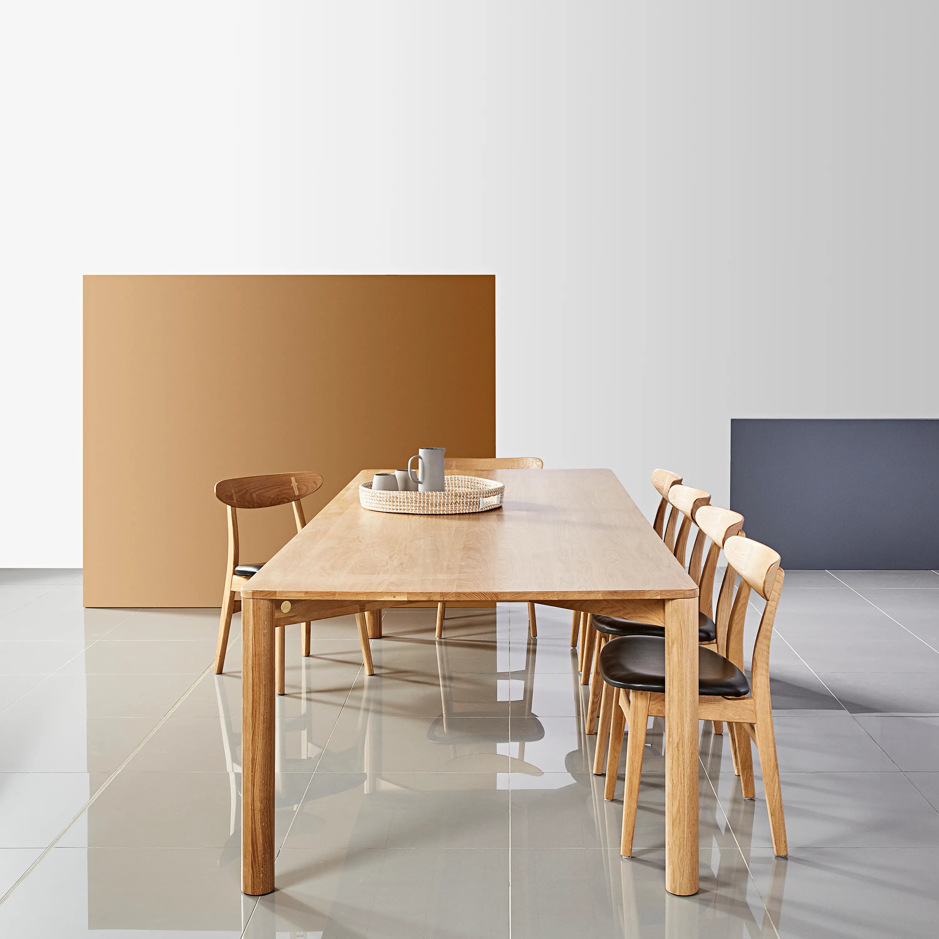 Olivia Dining Table 280 x 110cm Solid American Oak
