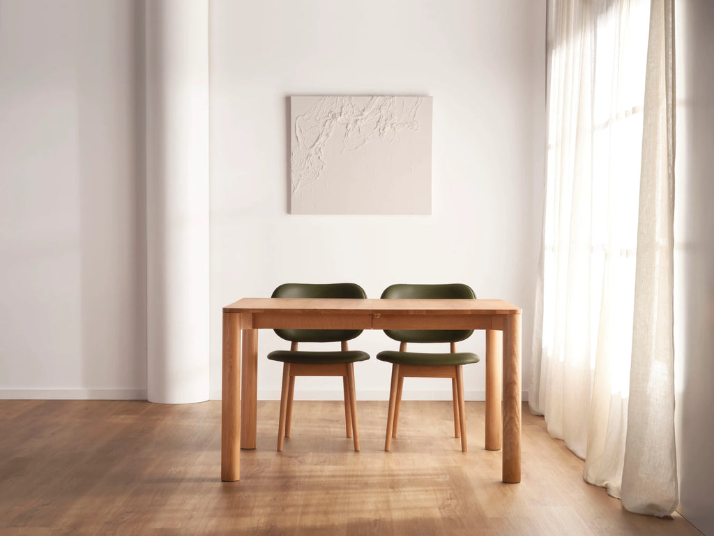 Olivia Dining Table Extendable 130-180 x 90cm Solid American Oak