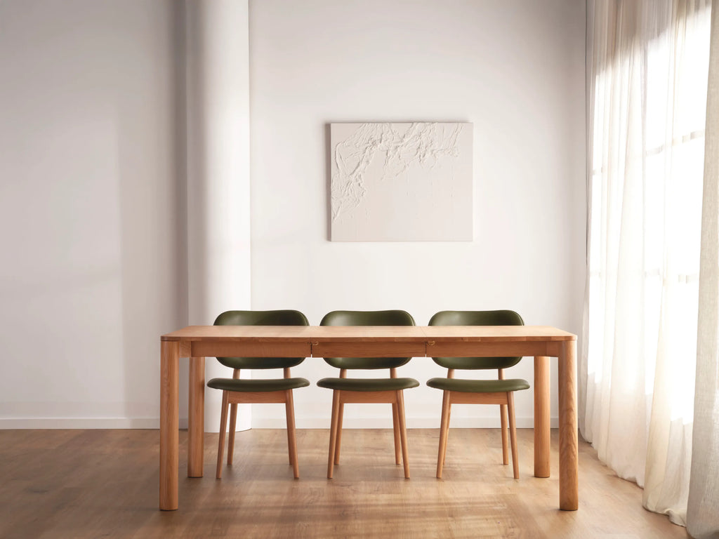 Olivia Dining Table Extendable 130-180 x 90cm Solid American Oak
