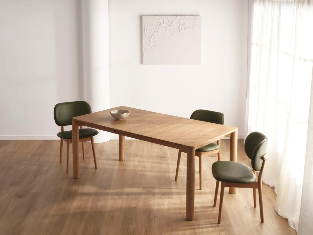 Olivia Dining Table Extendable 130-180 x 90cm Solid American Oak