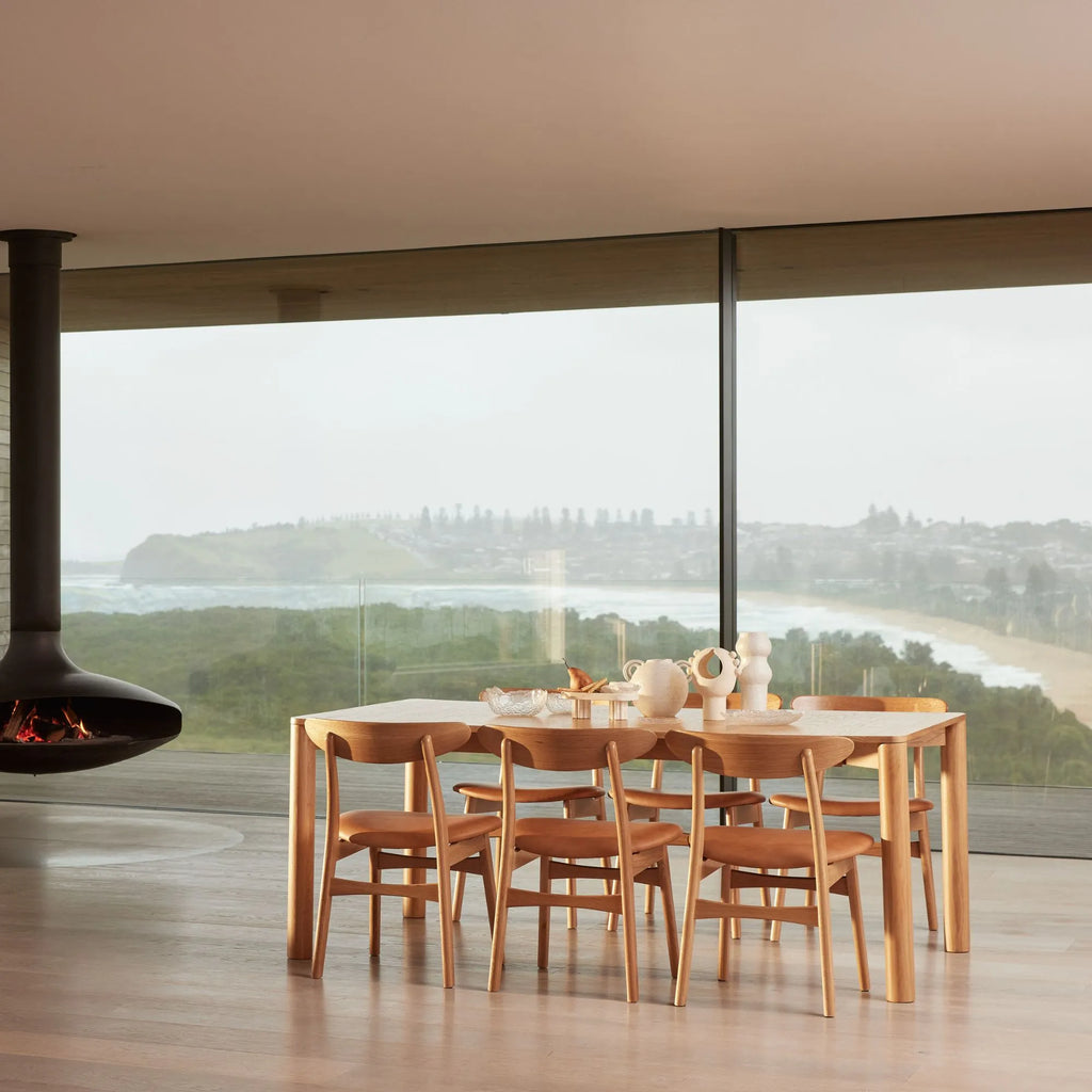 Olivia Dining Table Extendable 190-240 x 100cm Solid American Oak