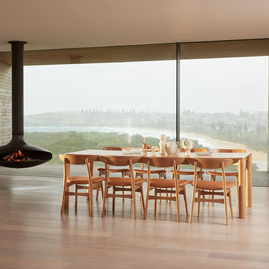 Olivia Dining Table Extendable 190-240 x 100cm Solid American Oak