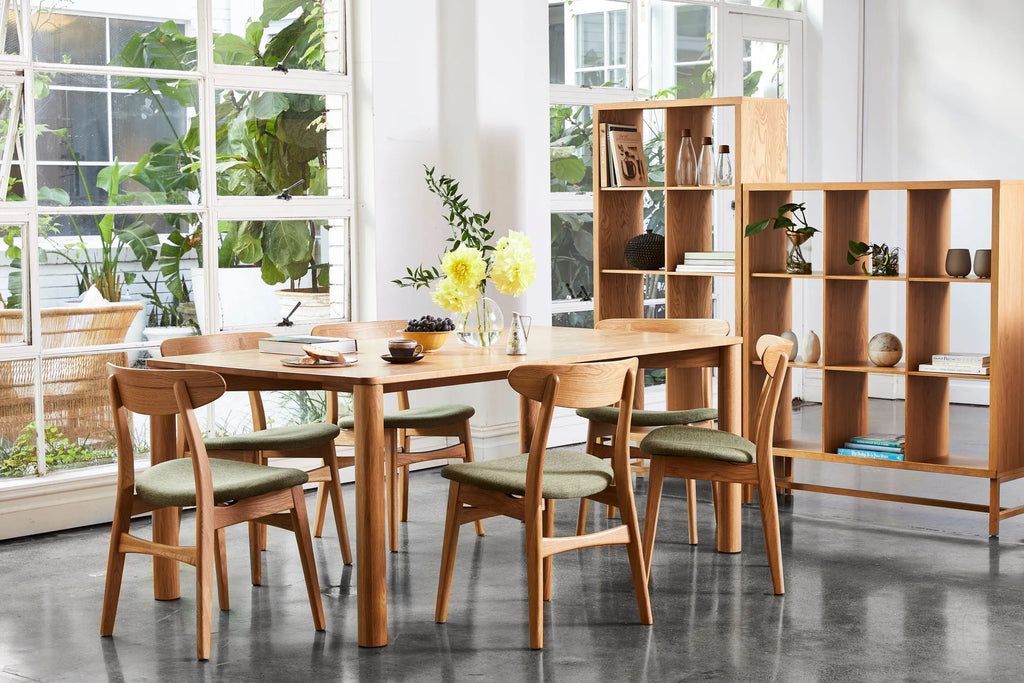 Olivia Dining Table Solid American Oak
