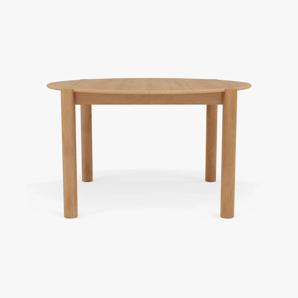 Olivia Dining Table Round Extendable 130-170 x 130cm Solid American Oak