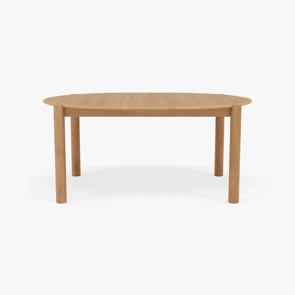 Olivia Dining Table Round Extendable 130-170 x 130cm Solid American Oak