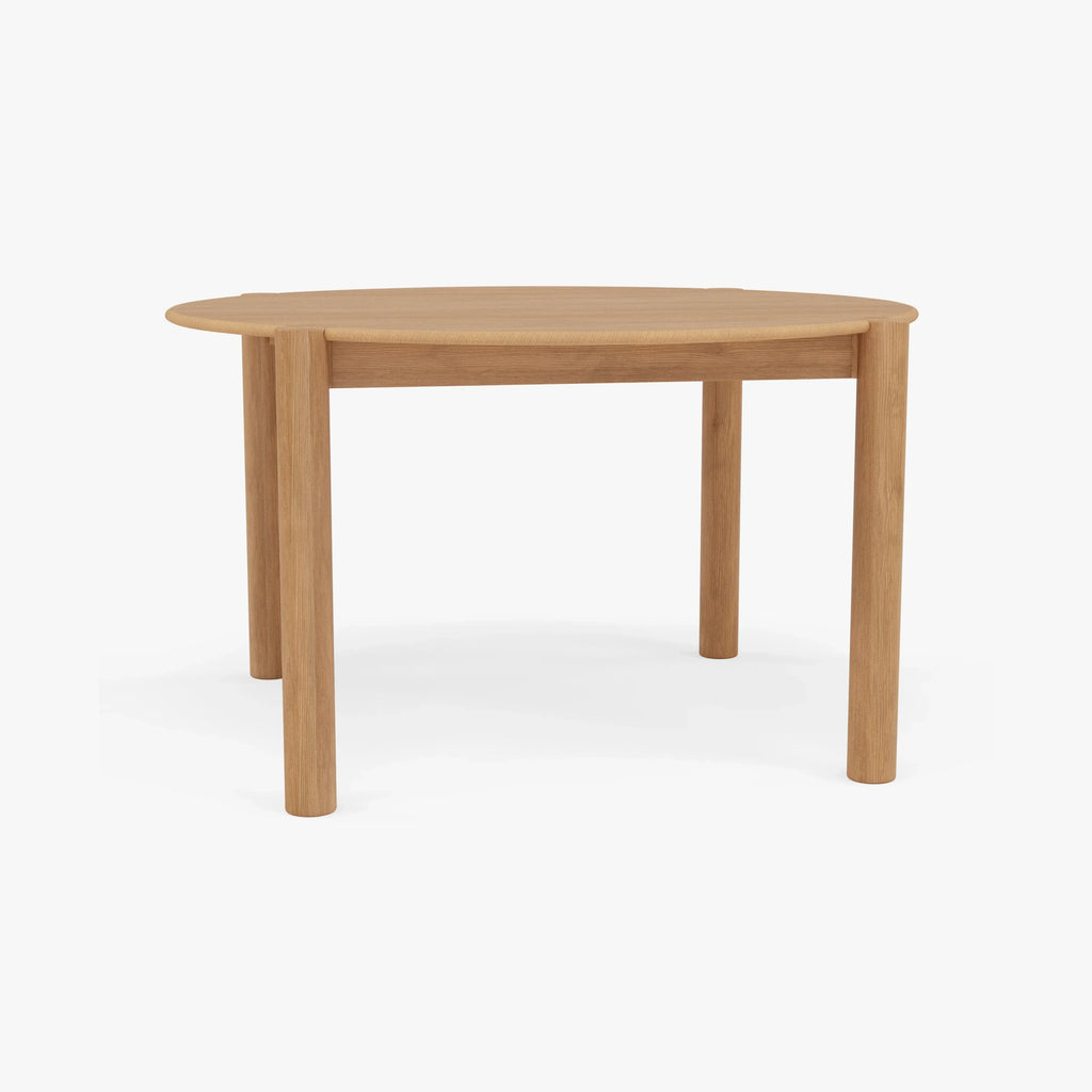 Olivia Dining Table Round Extendable 130-170 x 130cm Solid American Oak