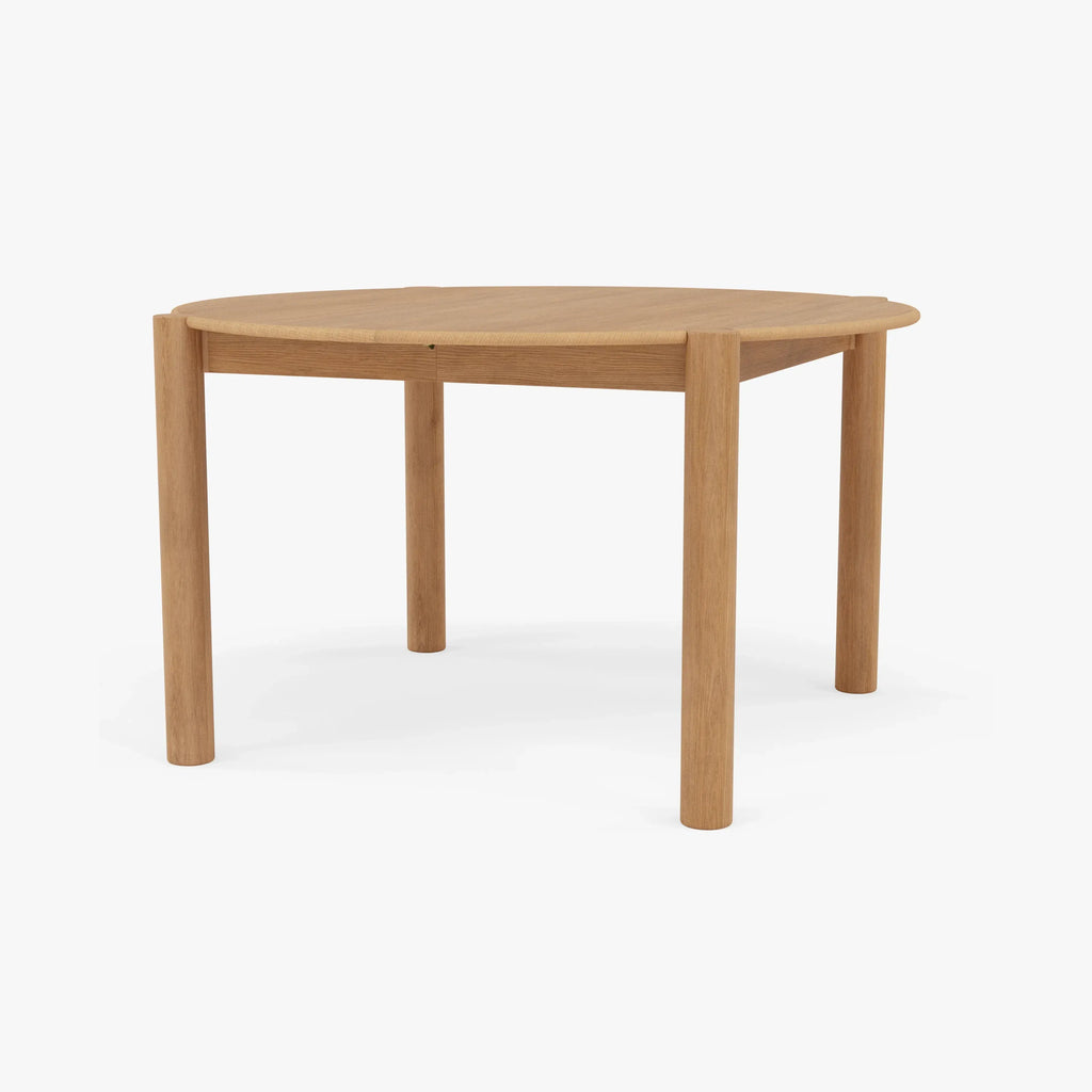 Olivia Dining Table Round Extendable 130-170 x 130cm Solid American Oak