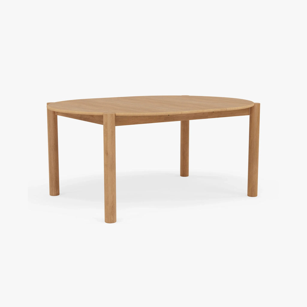 Olivia Dining Table Round Extendable 130-170 x 130cm Solid American Oak