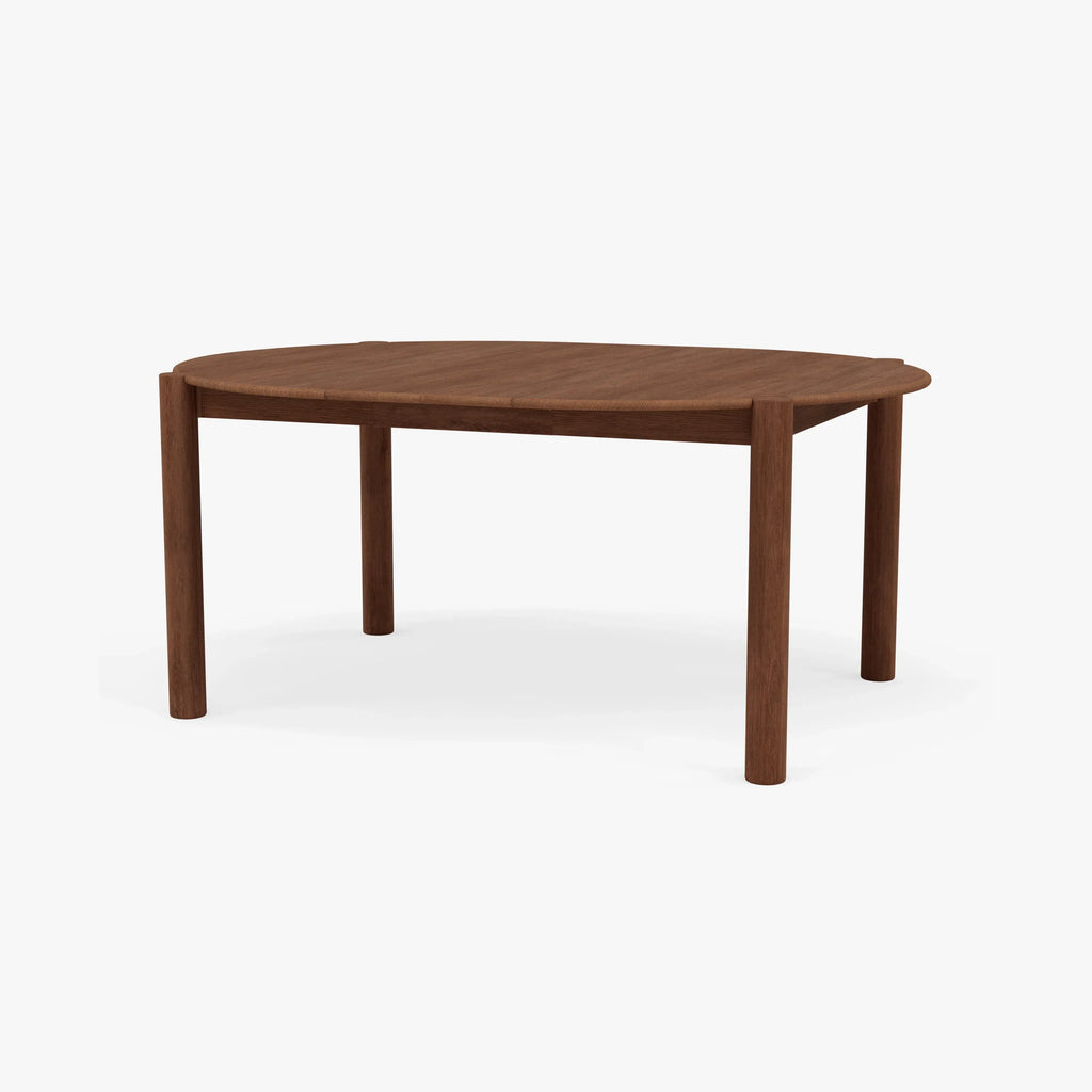 Olivia Dining Table Round Extendable 130-170 x 130cm Solid American Walnut