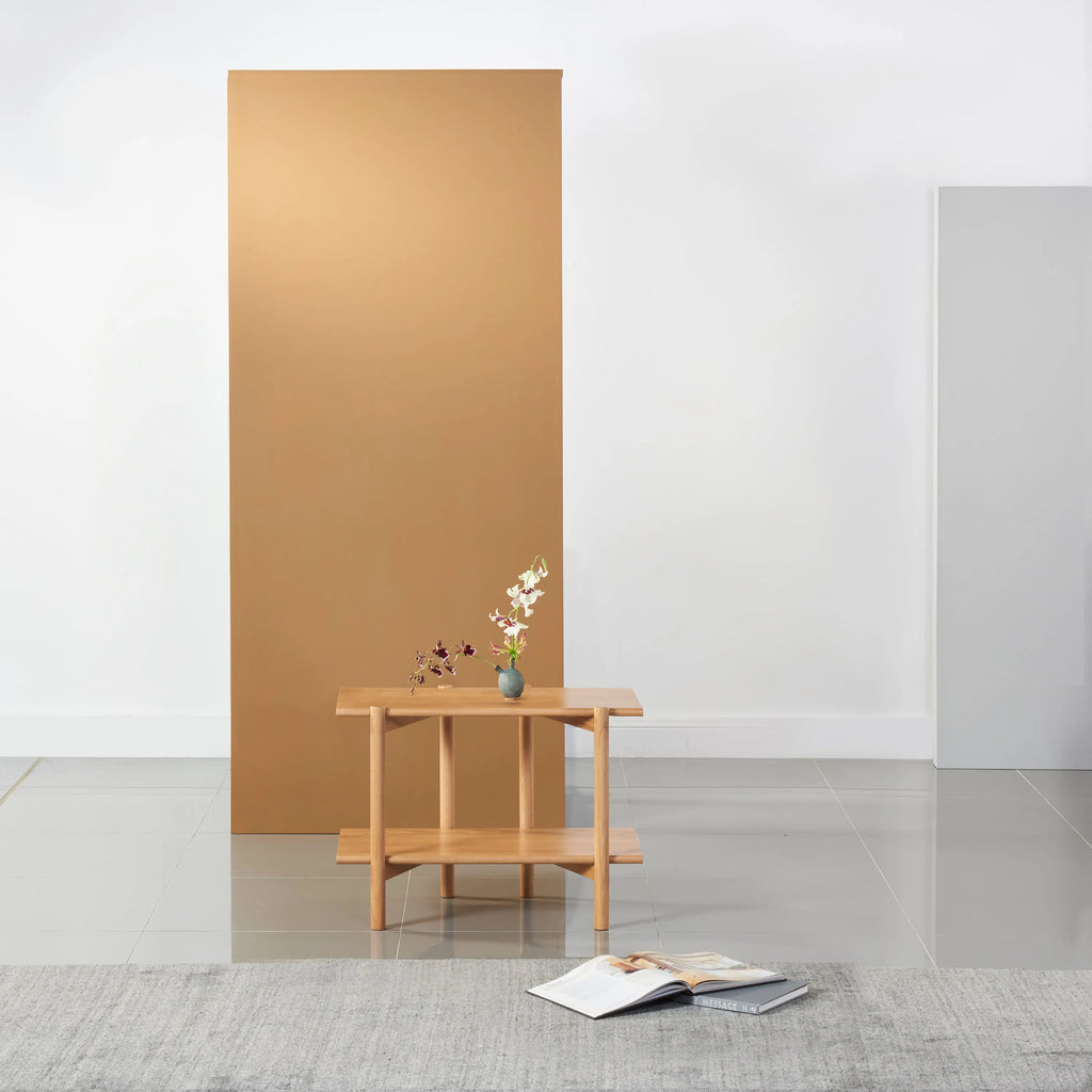 Olivia Modular Shelf Single 72 x 35 x 52cm Solid American Oak