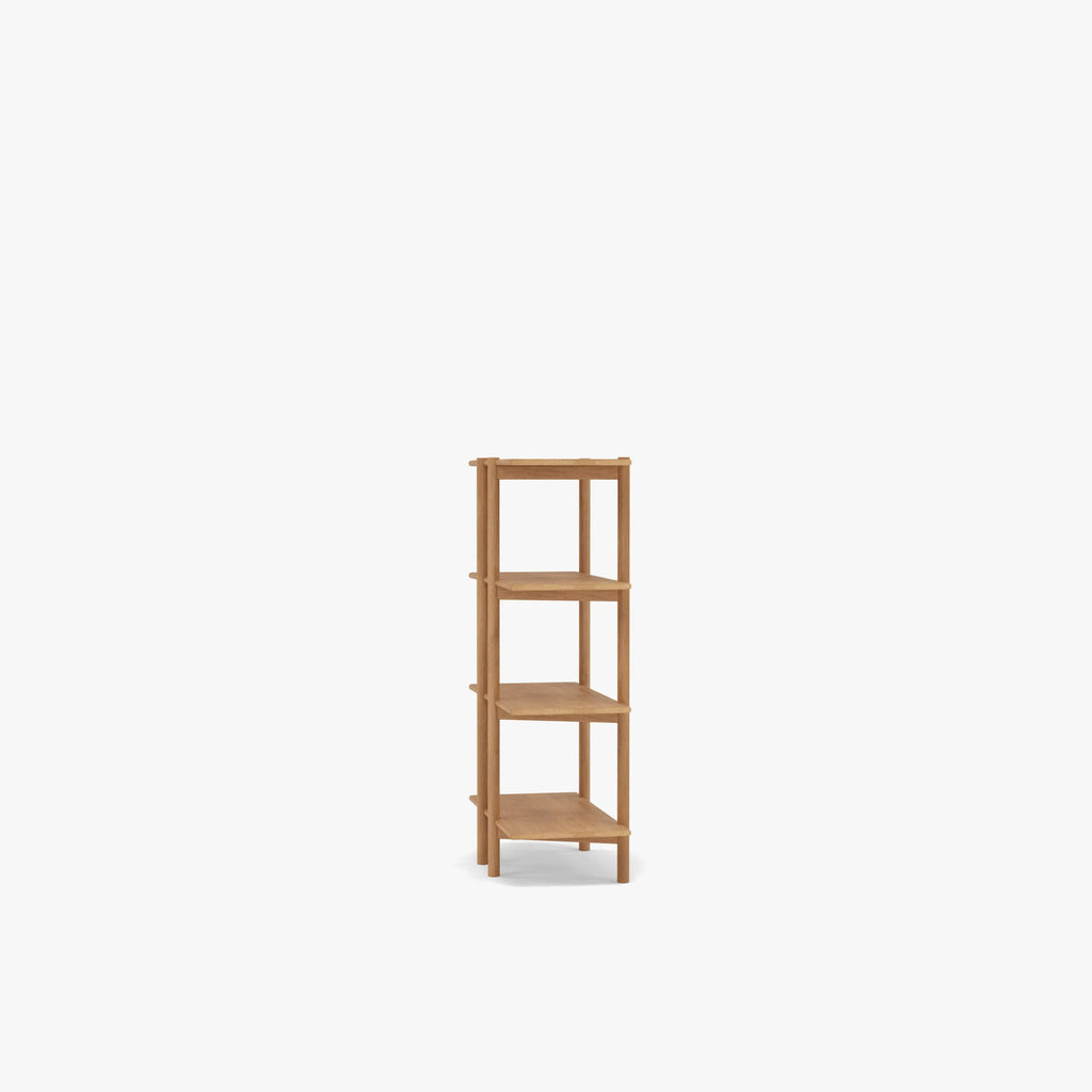 Olivia Modular Shelf Single 72 x 35 x 122cm Solid American Oak