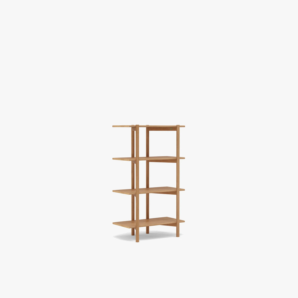 Olivia Modular Shelf Single 72 x 35 x 122cm Solid American Oak