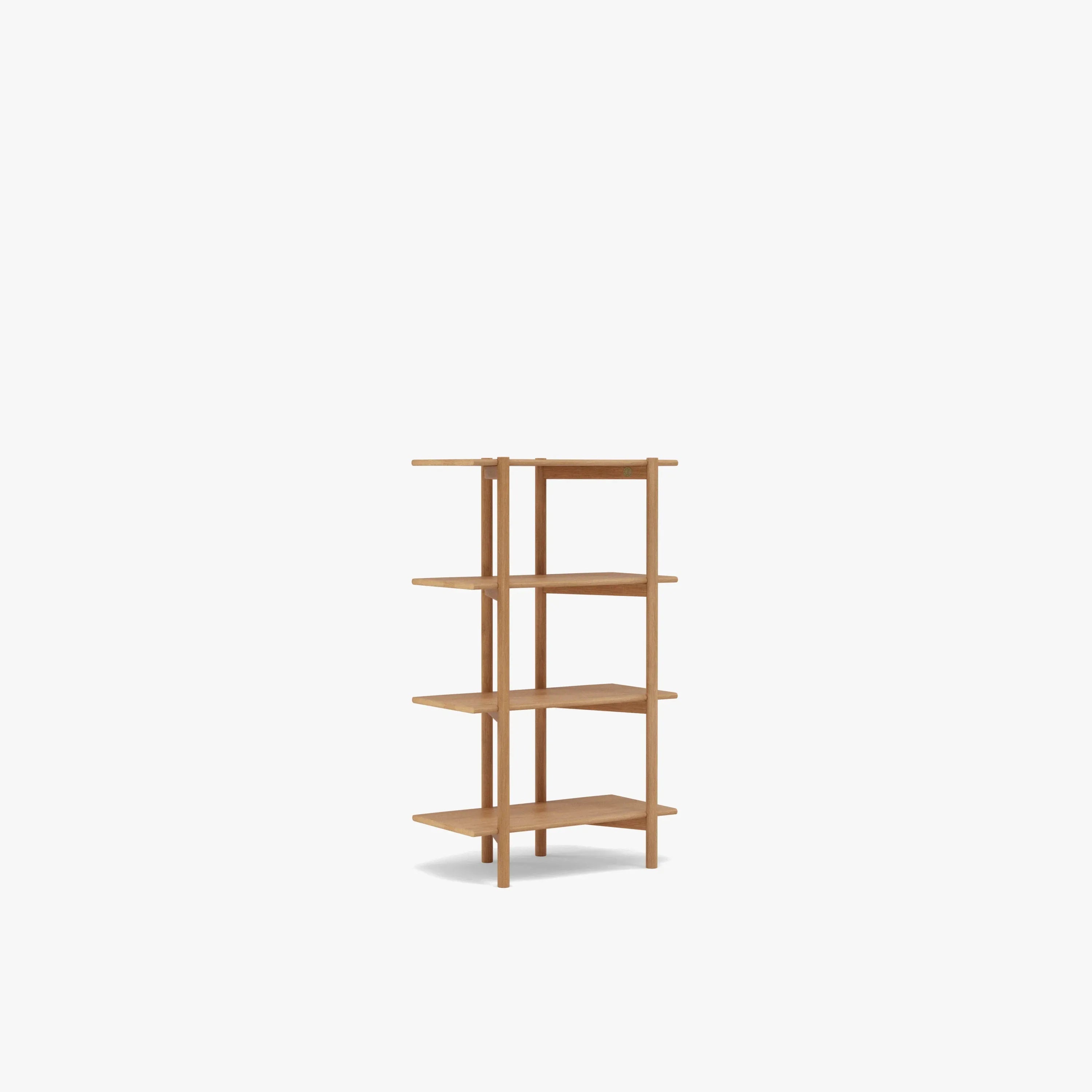 Olivia Modular Shelf Single 72 x 35 x 122cm Solid American Oak